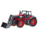 RC traktor s vlečkou 2,4Ghz 1:28 červený RTR